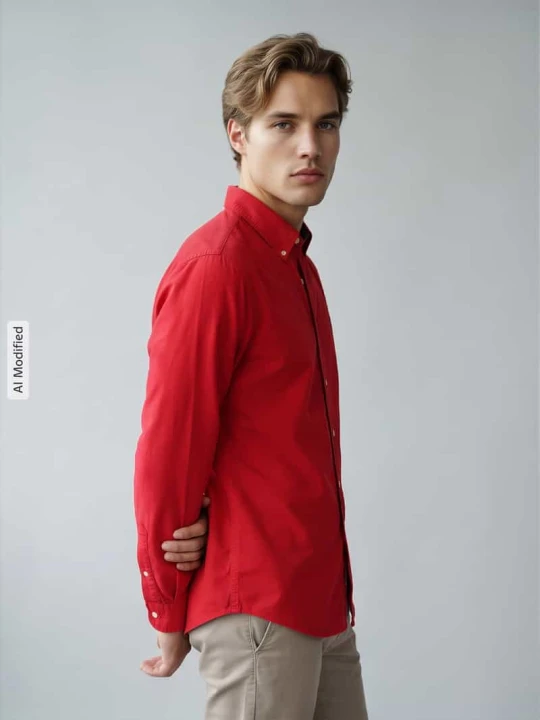 Zdjęcie produktu Koszula casualowa z czystej bawełny z haftowanym detalem z motywem Polo Ralph Lauren Czerwony
