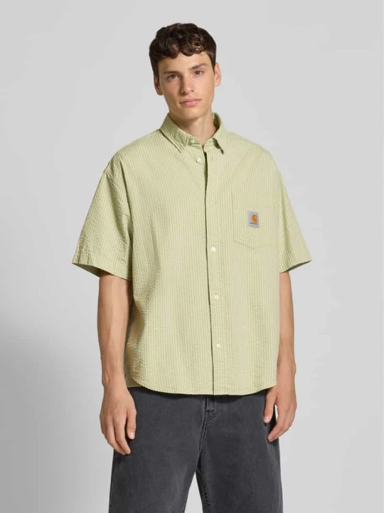 Zdjęcie produktu Koszula casualowa z fakturowanym wzorem Carhartt WIP Jasnozielony