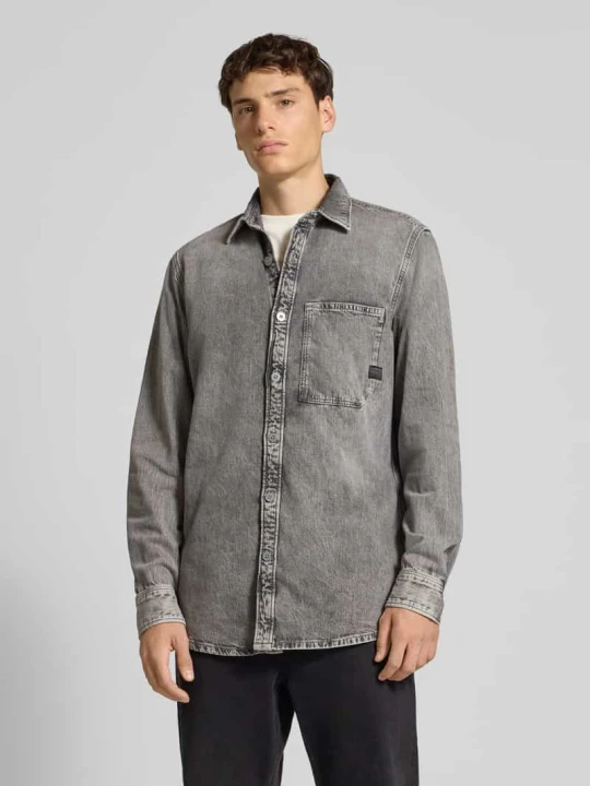 Zdjęcie produktu Koszula casualowa z imitacji denimu G-Star Raw Antracytowy