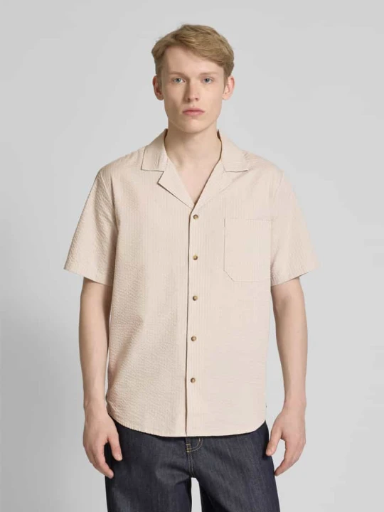 Zdjęcie produktu Koszula casualowa z kieszenią na piersi model ‘EYE’ Only & Sons Beżowy