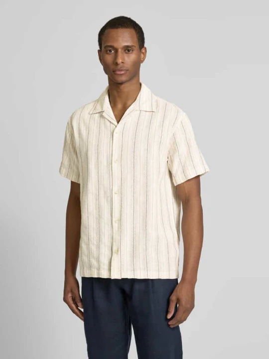 Zdjęcie produktu Koszula casualowa z kołnierzem z połami model ‘BLUWILLIAM’ Jack&Jones Złamany biały