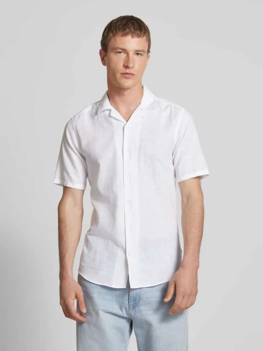 Zdjęcie produktu Koszula casualowa z kołnierzem z połami model ‘CAIDEN’ Only & Sons Biały