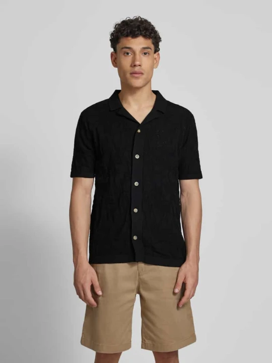 Zdjęcie produktu Koszula casualowa z kołnierzem z połami model ‘DAN’ Only & Sons Czarny