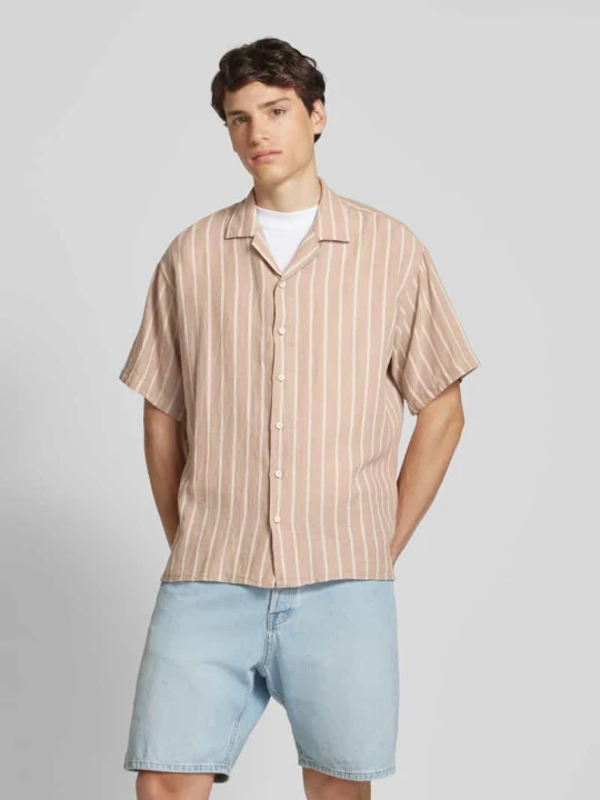 Zdjęcie produktu Koszula casualowa z kołnierzem z połami model ‘EENZO’ Jack&Jones Beżowy