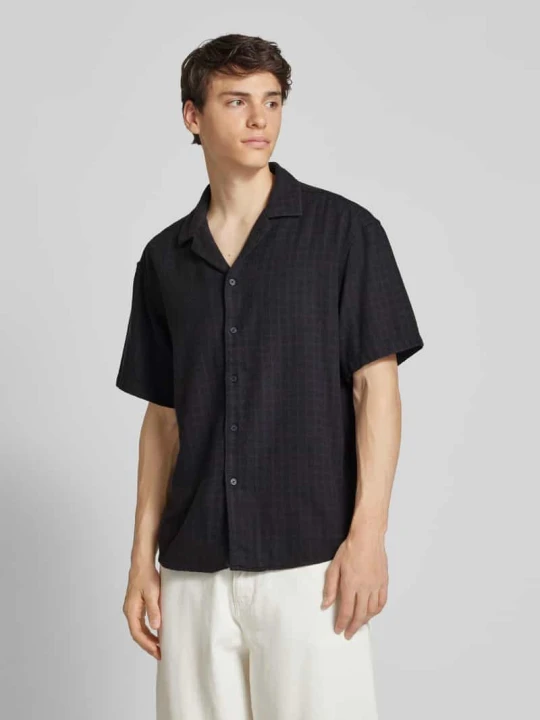 Zdjęcie produktu Koszula casualowa z kołnierzem z połami model ‘LATHAM’ Only & Sons Granatowy
