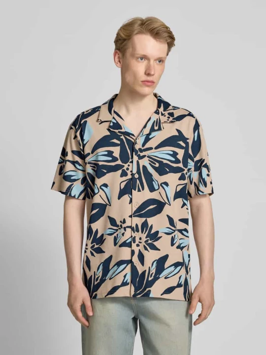 Zdjęcie produktu Koszula casualowa z kołnierzem z połami model ‘PIERO’ Only & Sons Beżowy
