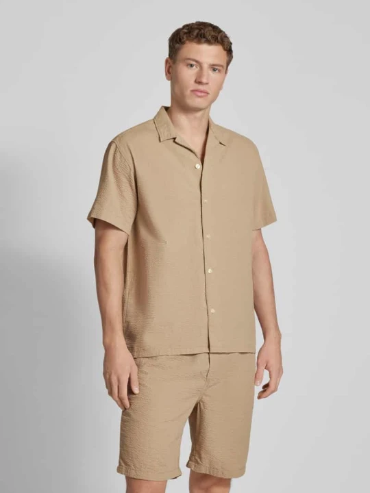 Zdjęcie produktu Koszula casualowa z listwą guzikową Jack&Jones Beżowy