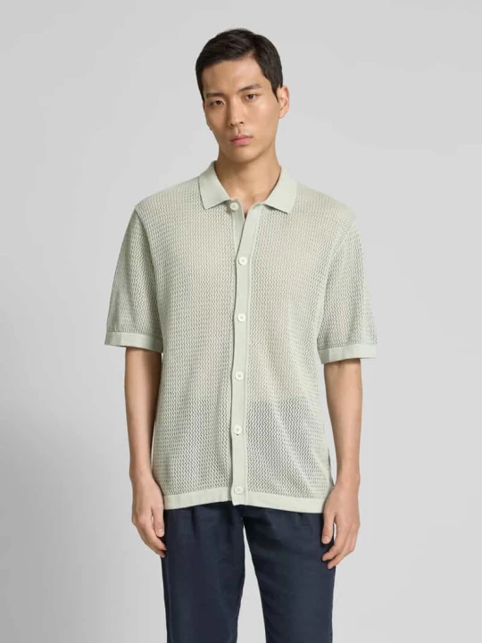 Zdjęcie produktu Koszula casualowa z listwą guzikową model ‘AARTO’ Jack&Jones Limonkowy