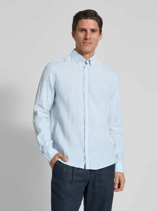 Zdjęcie produktu Koszula casualowa z listwą guzikową model ‘DALLAS’ Casual Friday Jasnoniebieski