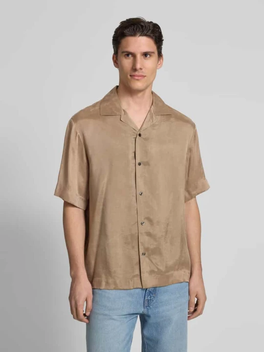 Zdjęcie produktu Koszula casualowa z listwą guzikową model ‘Espino’ Hugo Beżowy