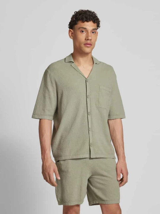 Zdjęcie produktu Koszula casualowa z listwą guzikową model ‘FRANKIE’ Only & Sons Jasnozielony