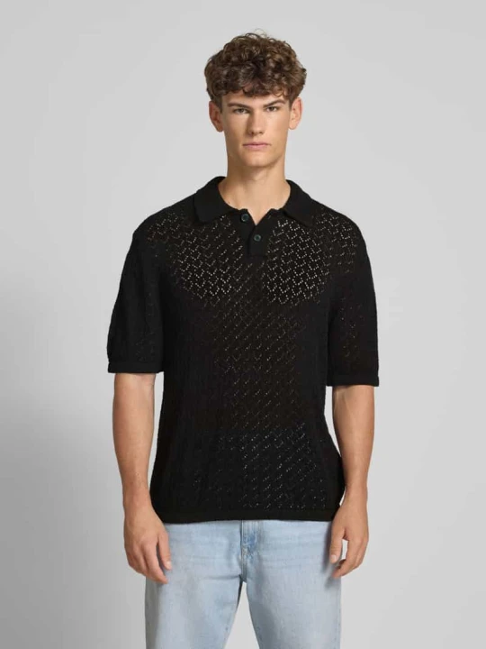 Zdjęcie produktu Koszula casualowa z listwą guzikową model ‘HYDRA’ Jack&Jones Czarny