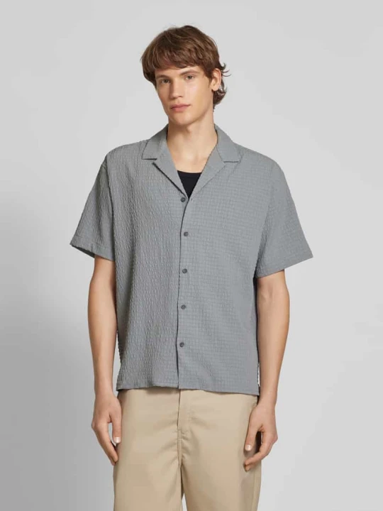 Zdjęcie produktu Koszula casualowa z listwą guzikową model ‘PABLO’ Jack&Jones Jasnoszary