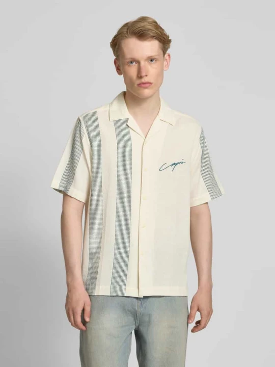 Zdjęcie produktu Koszula casualowa z listwą guzikową model ‘SEIO’ Only & Sons Złamany biały