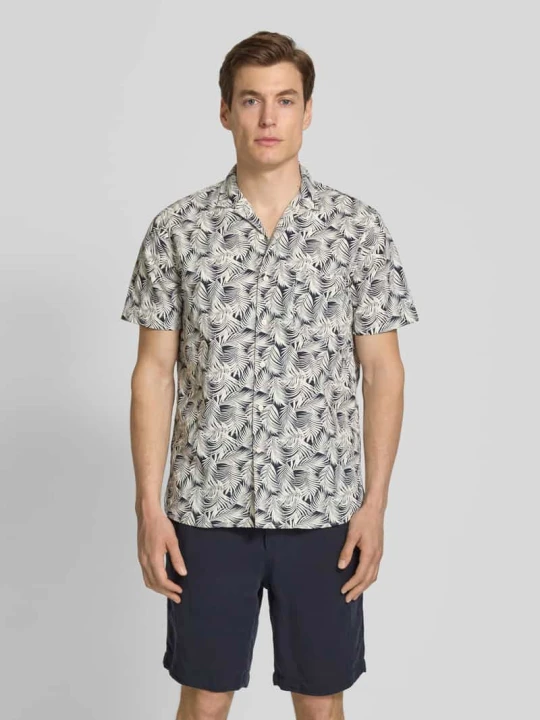 Zdjęcie produktu Koszula casualowa z listwą guzikową model ‘SYRONALF’ ECOALF Niebieski