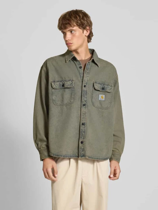 Zdjęcie produktu Koszula jeansowa z listwą guzikową model ‘Tigan’ Carhartt WIP Jeansowy niebieski
