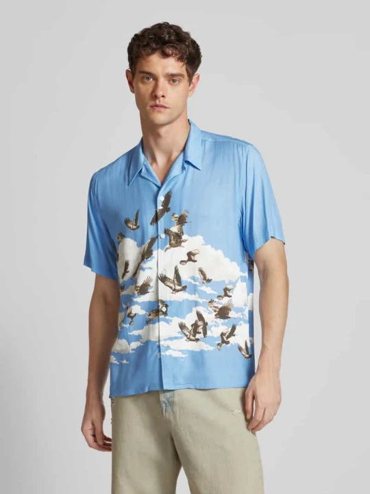 Zdjęcie produktu Koszula casualowa z listwą guzikową model ‘VULTURE’ The Hundreds Jasnoniebieski