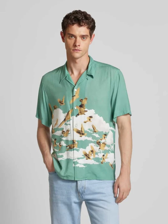 Zdjęcie produktu Koszula casualowa z listwą guzikową model ‘VULTURE’ The Hundreds Zielony