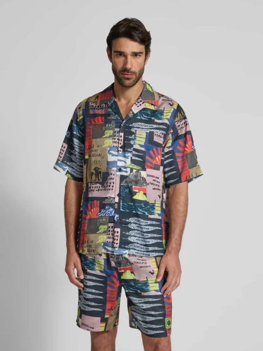 Zdjęcie produktu Koszula casualowa z listwą guzikową Scotch & Soda Granatowy