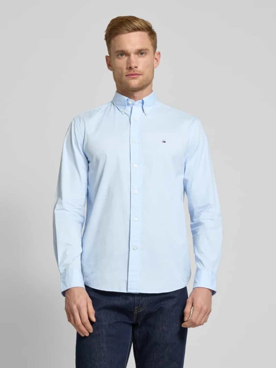 Zdjęcie produktu Koszula casualowa z listwą guzikową Tommy Hilfiger Błękitny