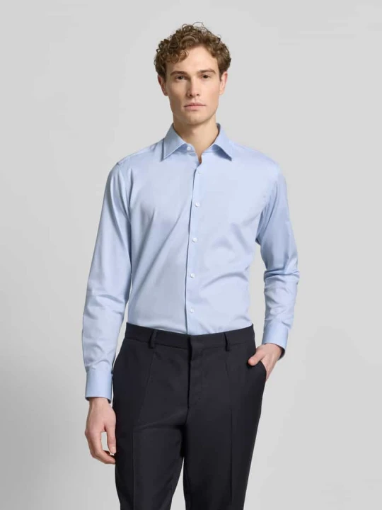 Zdjęcie produktu Koszula casualowa z mieszanki bawełny w kroju regular fit model 'H-JOE-K-C1-261' Boss Błękitny