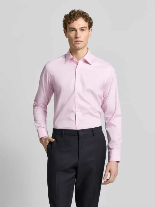 Zdjęcie produktu Koszula casualowa z mieszanki bawełny w kroju regular fit model 'H-JOE-K-C1-261' Boss Różowawy