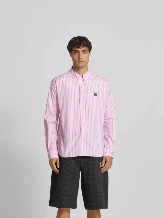 Zdjęcie produktu Koszula casualowa z wyhaftowanym logo Kenzo Jasnoróżowy