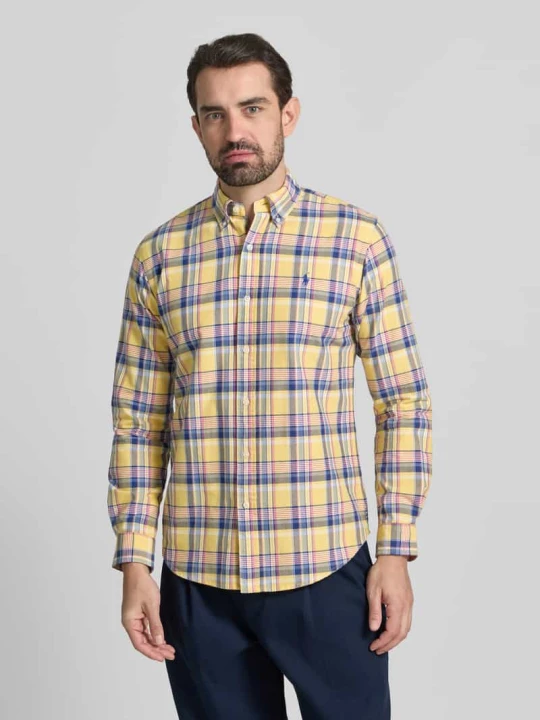Zdjęcie produktu Koszula casualowa z wyhaftowanym logo Polo Ralph Lauren Żółty