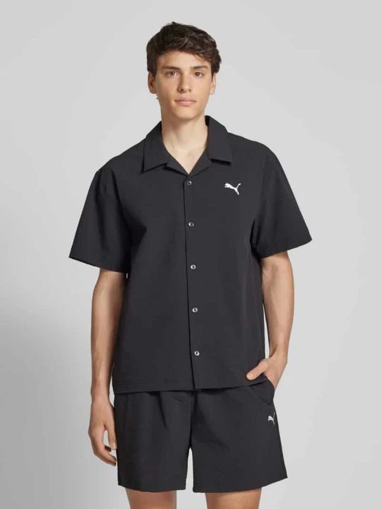 Zdjęcie produktu Koszula casualowa z wyhaftowanym logo Puma Czarny