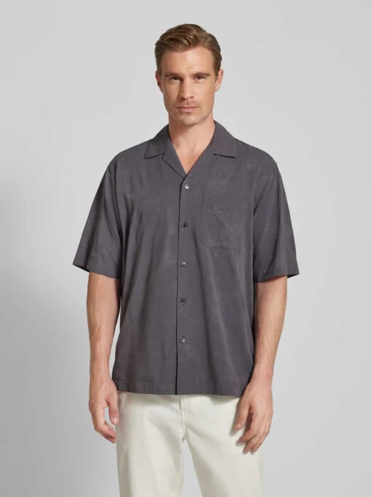Zdjęcie produktu Koszula casualowa z wykładanym kołnierzem Scotch & Soda Średnioszary