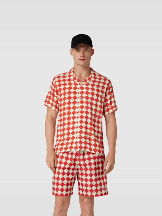 Zdjęcie produktu Koszula casualowa ze wzorem w kratę Billionaire Boys Club Czerwony