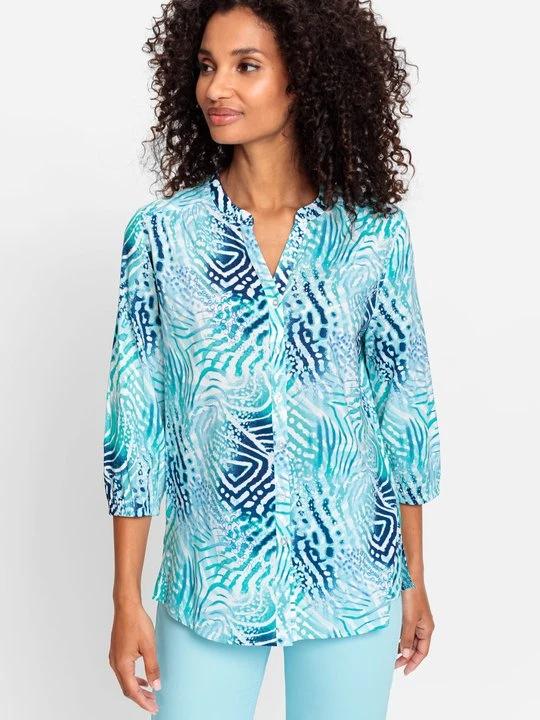 Zdjęcie produktu Koszula damska we wzory - Miami Vibes Olsen