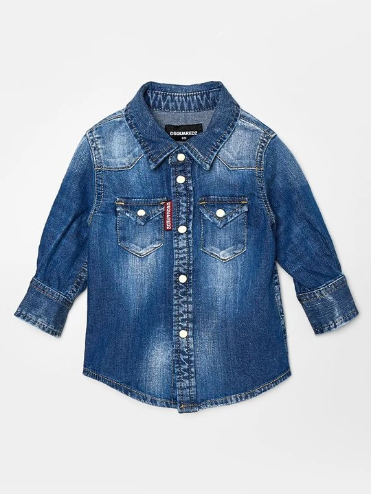 Zdjęcie produktu Koszula Dsquared2 niebieski denim