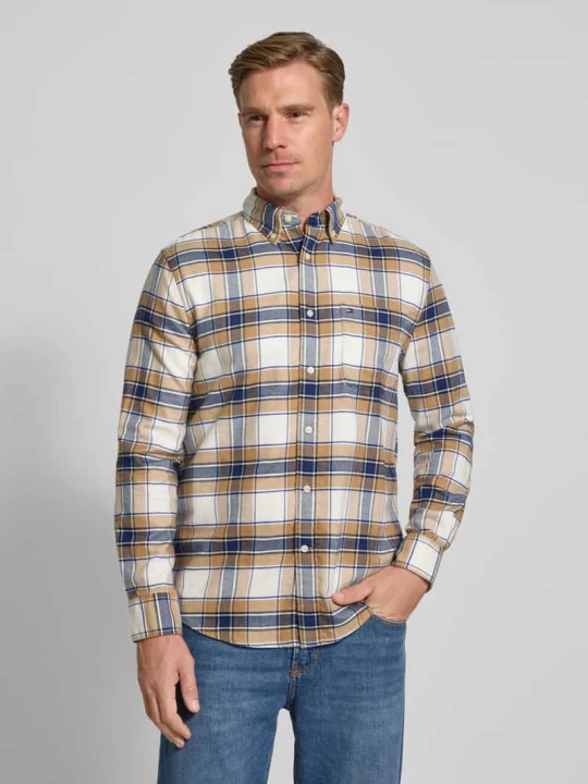 Zdjęcie produktu Koszula flanelowa o kroju regular fit z czystej bawełny Tommy Hilfiger Złamany biały