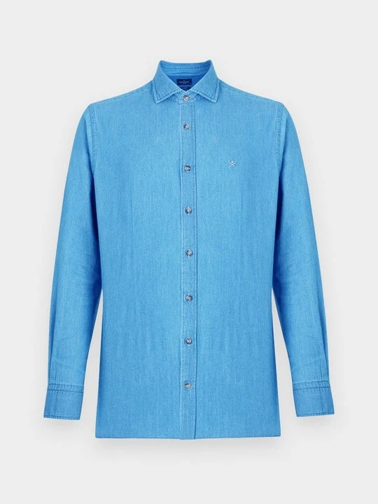 Zdjęcie produktu Koszula Hackett London jasnoniebieski denim
