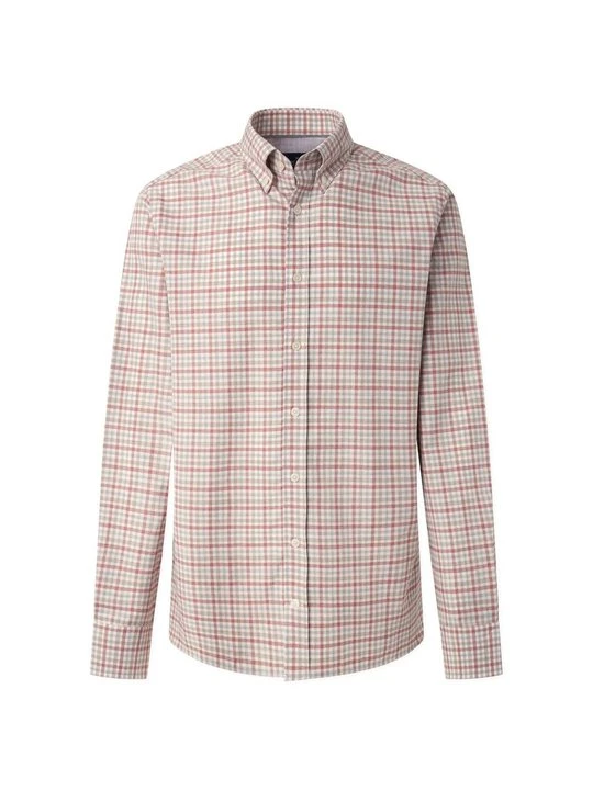 Zdjęcie produktu Koszula Hackett London ciemnoczerwony