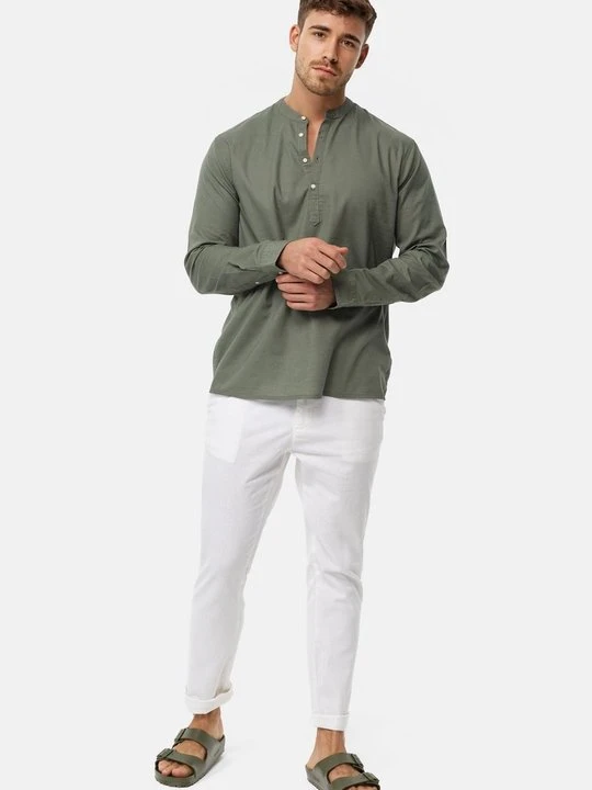 Zdjęcie produktu Koszula INDICODE zielony melanż