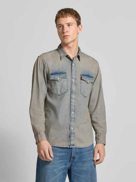 Zdjęcie produktu Koszula jeansowa o kroju relaxed fit z kieszeniami na piersi Model 'WESTERN' Levi's Jasnoniebieski