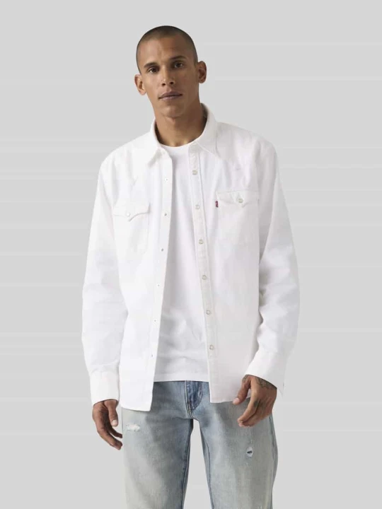 Zdjęcie produktu Koszula jeansowa z czystej bawełny w kroju regular fit Levi's Złamany biały