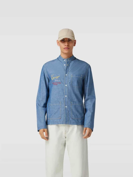 Zdjęcie produktu Koszula jeansowa ze stójką Kenzo Niebieski