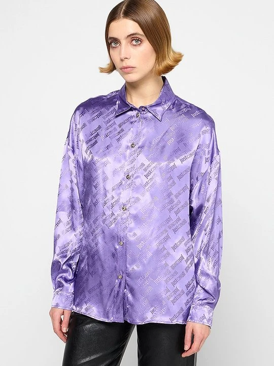 Zdjęcie produktu Bluzka Just Cavalli fioletowy