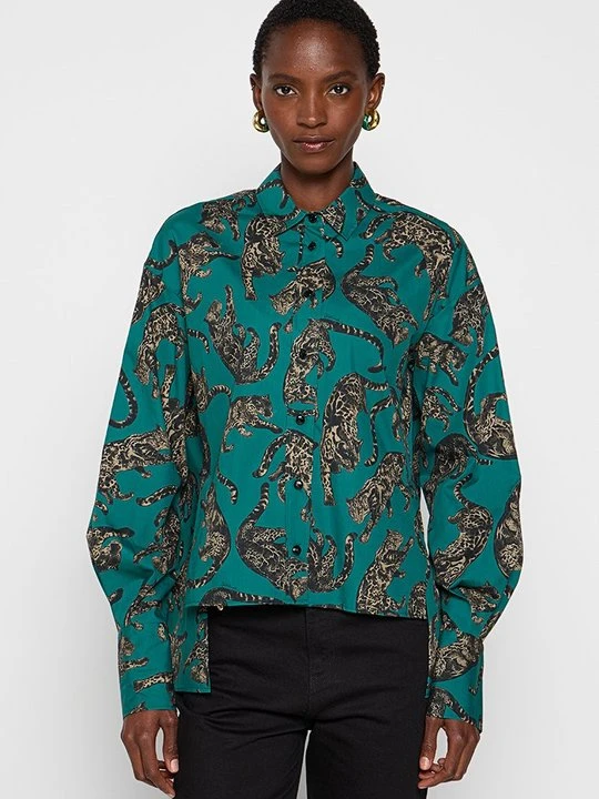 Zdjęcie produktu Bluzka Just Cavalli ciemnozielony
