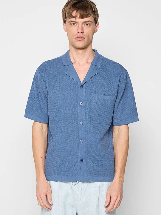 Zdjęcie produktu Koszula KnowledgeCotton Apparel jasnoniebieski