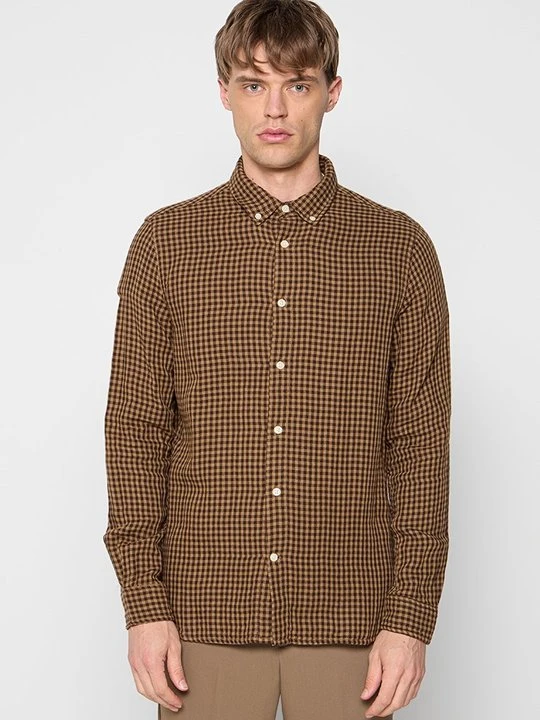 Zdjęcie produktu Koszula KnowledgeCotton Apparel brązowy