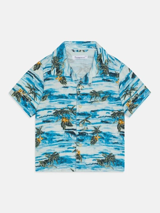 Zdjęcie produktu Koszula KnowledgeCotton Apparel niebieski