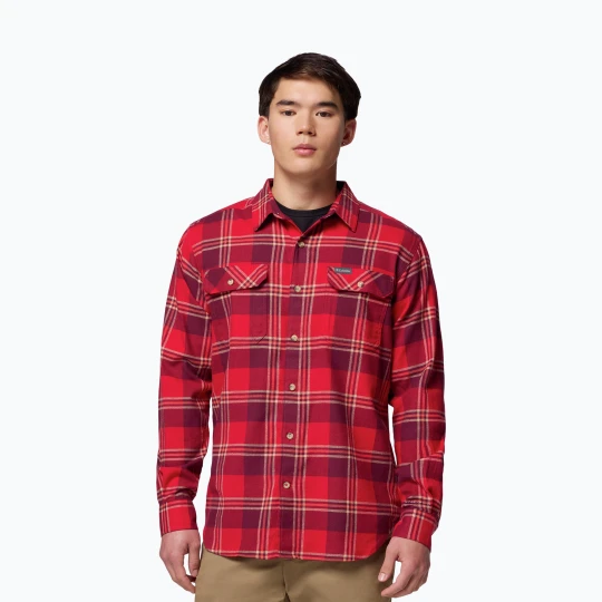 Zdjęcie produktu Koszula męska Columbia Flare Gun Stretch Flannel mtn red trails edge plaid