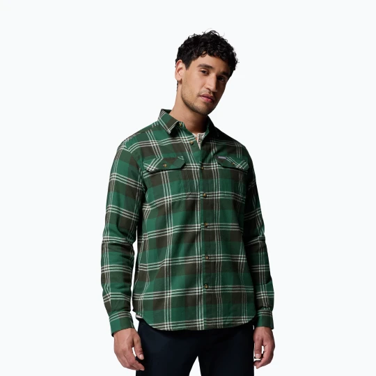 Zdjęcie produktu Koszula męska Columbia Flare Gun Stretch Flannel rain forest trails edge plaid Zielony