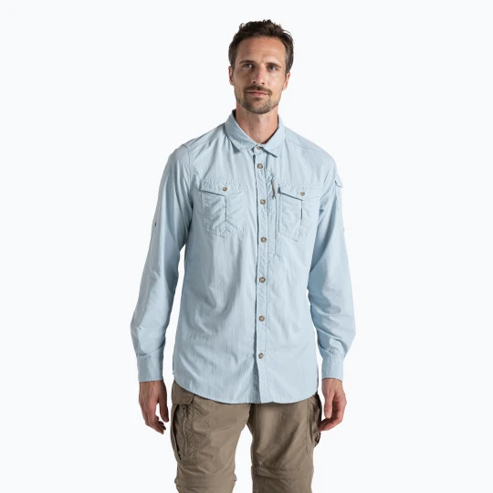 Zdjęcie produktu Koszula męska Craghoppers NosiLife Adventure Long Sleeved Shirt III niagara blue