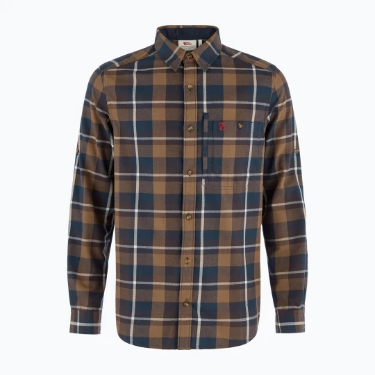 Zdjęcie produktu Koszula męska Fjällräven Fjällglim Regular wood brown / black oak