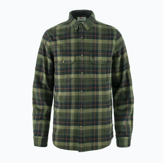 Zdjęcie produktu Koszula męska Fjällräven Singi Heavy Flannel black / deep forest Zielony
